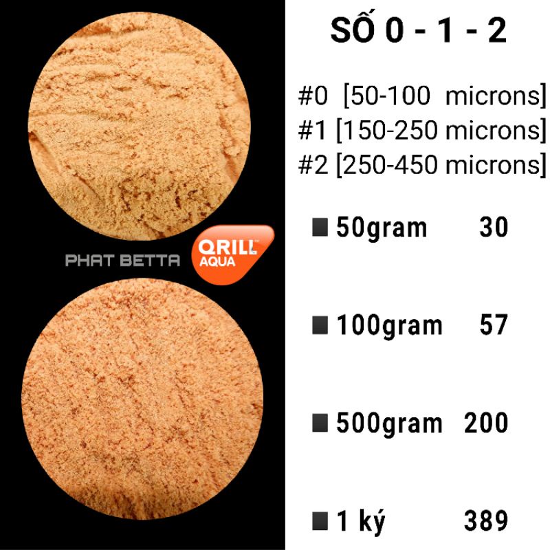 KRILL MEAL - KRILL POWDER FOR LIVE FOOD OR PREMIUM INGREDIENTS MIXED ...