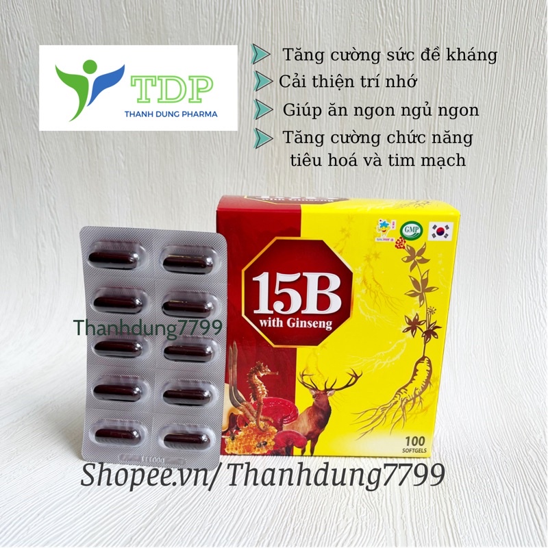 Multivitamin 15B Ginseng And Cordyceps Help Increase The Body'S ...