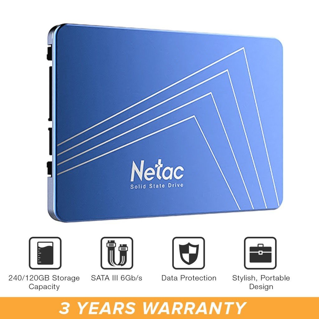 NETAC N600S 2.5 SATA SSD 256GB - 5 YEARS WARRANTY | Shopee Malaysia