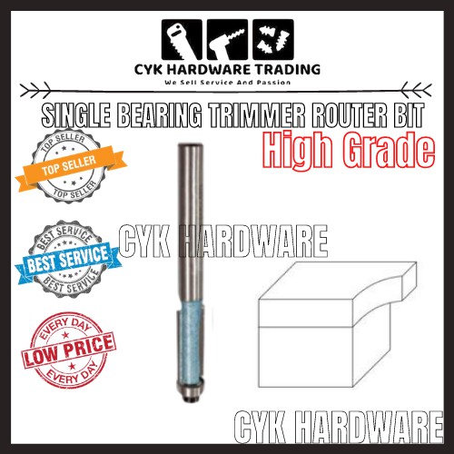 ReadyStock~HARGA KILANG TAIWAN BRAND 6MM SHARK - SINGLE BEARING TRIMMER ...