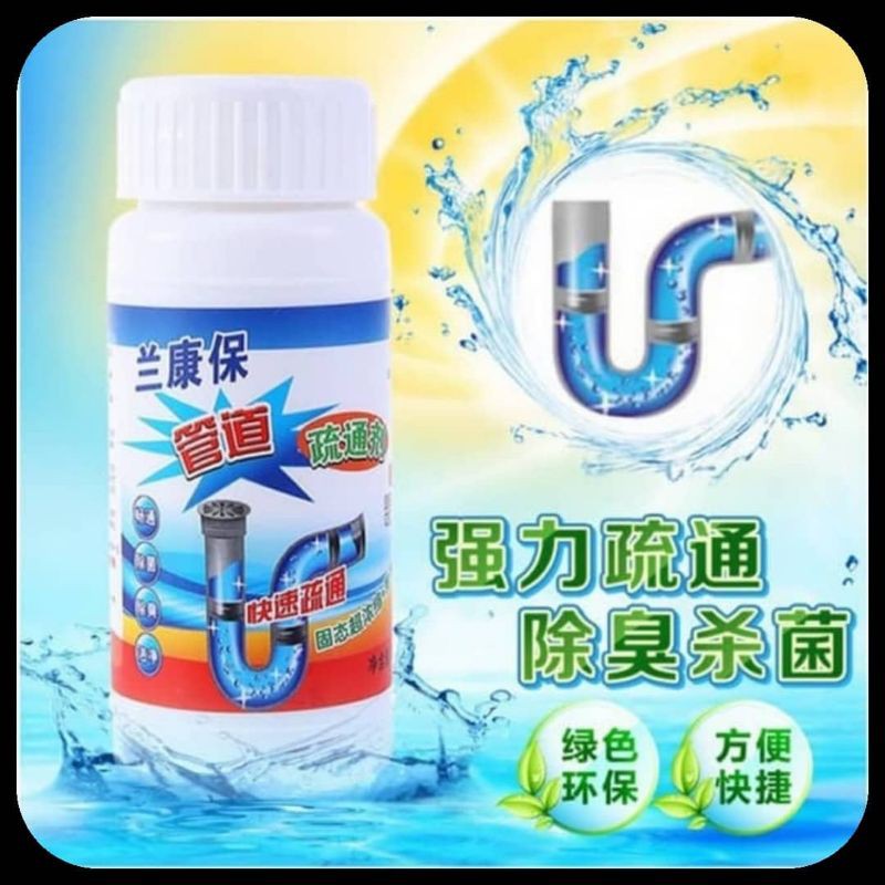 LKB Clog Remover 110g Drain Cleaner Pipe Basin Clean Cleaner Clogged