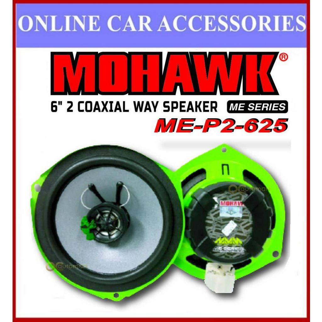 Mohawk ME Series 6 Inch Car Speaker Plug & Play 2 Way Coaxial Spk ...