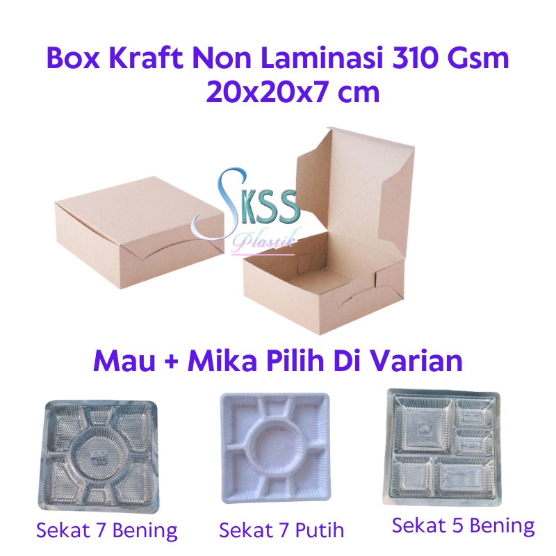 20x20 Non Laminated Kraft Rice Box l Rice Box l Rice Box Cake Food ...