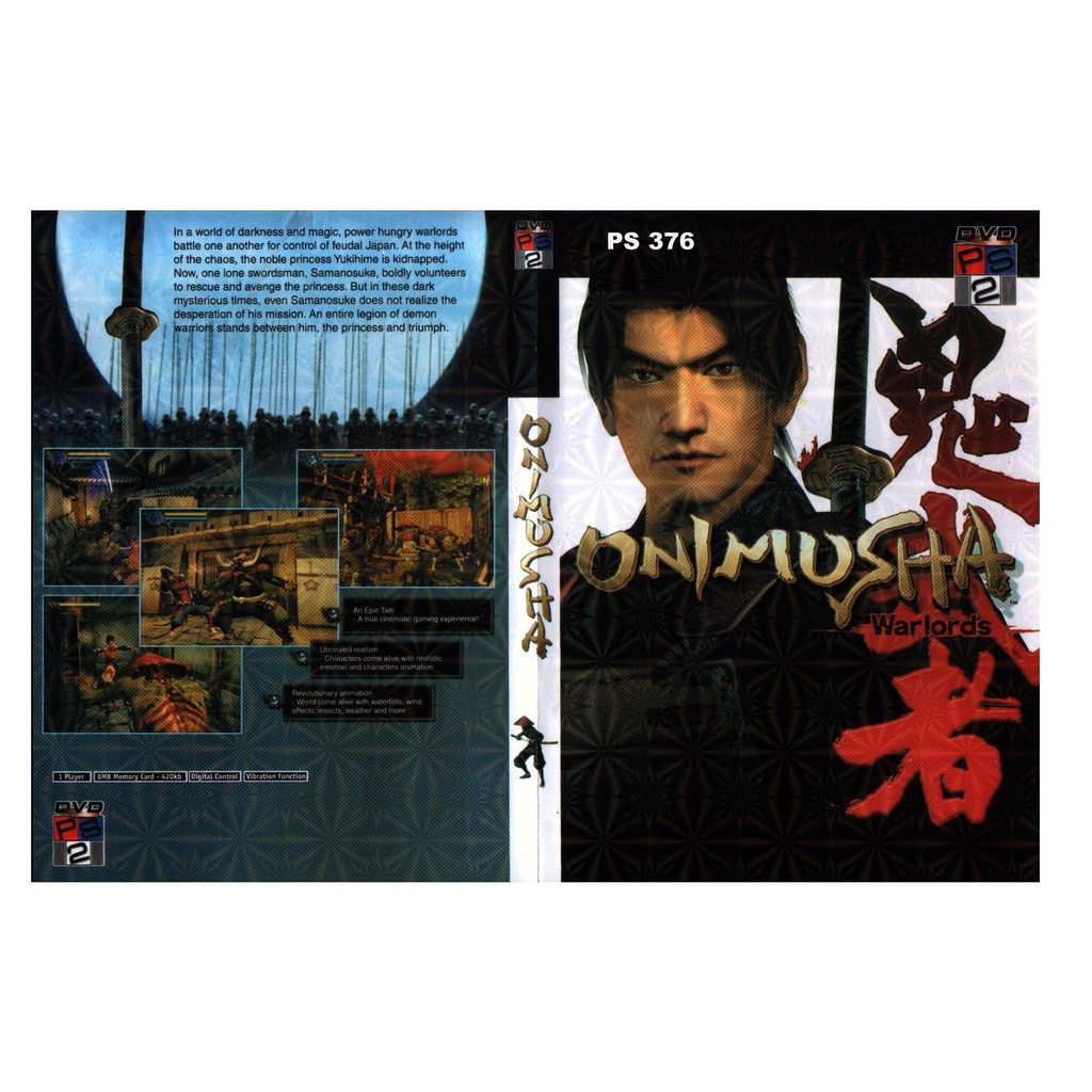 PS2 GAME COLLECTION ONIMUSHA (CD Version) | Shopee Malaysia