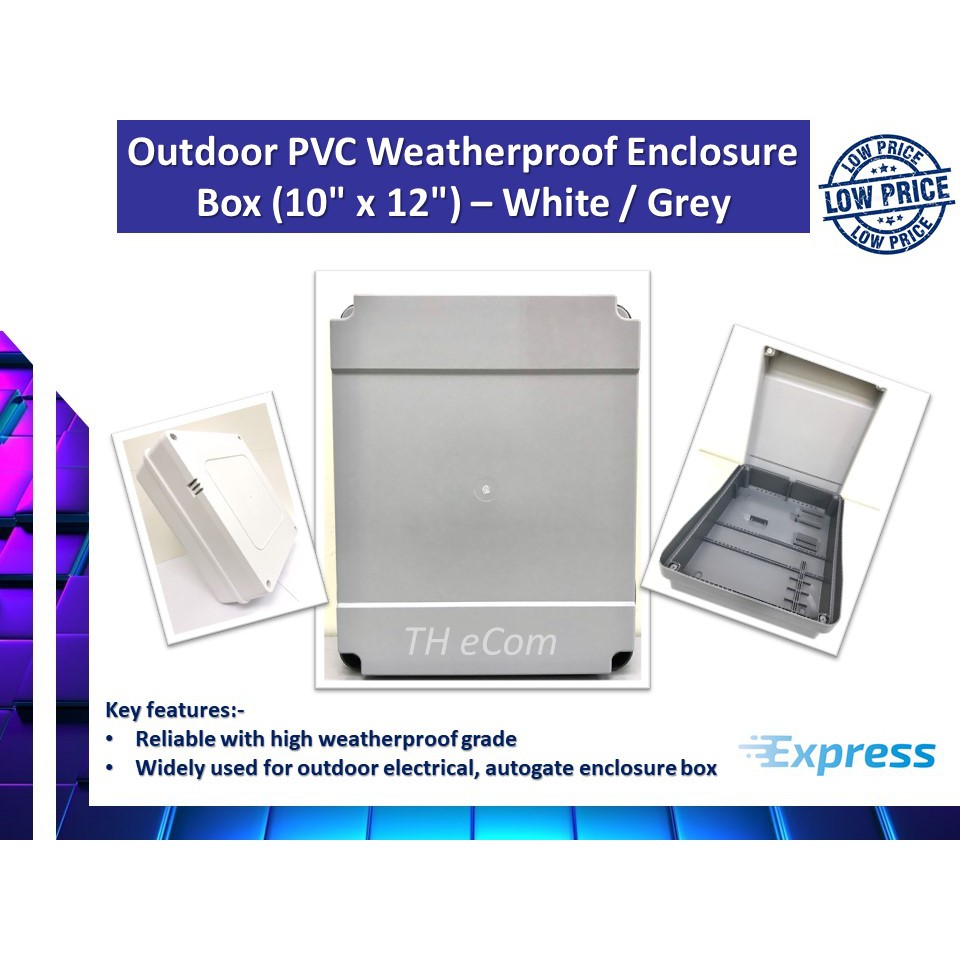 Autogate Outdoor PVC Weatherproof Enclosure Box (10