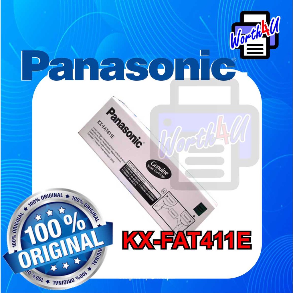 Panasonic KX-FAT411E Genuine Original Toner Cartridge FAT411 FAT411E ...
