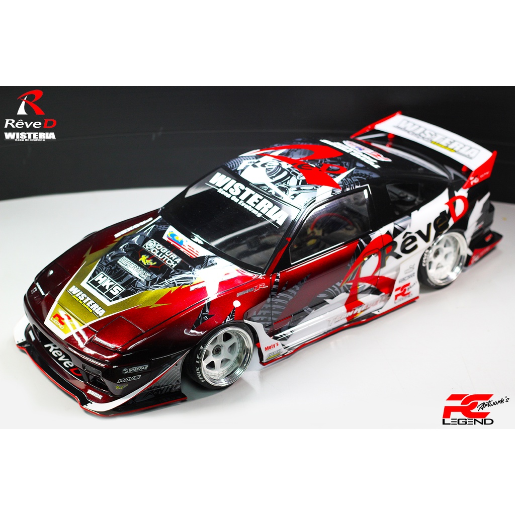 ReveD DB-180SXW NISSAN 180SX WISTERIA Body Set/Bodyshell ReveD DB-180SXW NISSAN 180SX WISTERIA Body Set/Bodyshell
