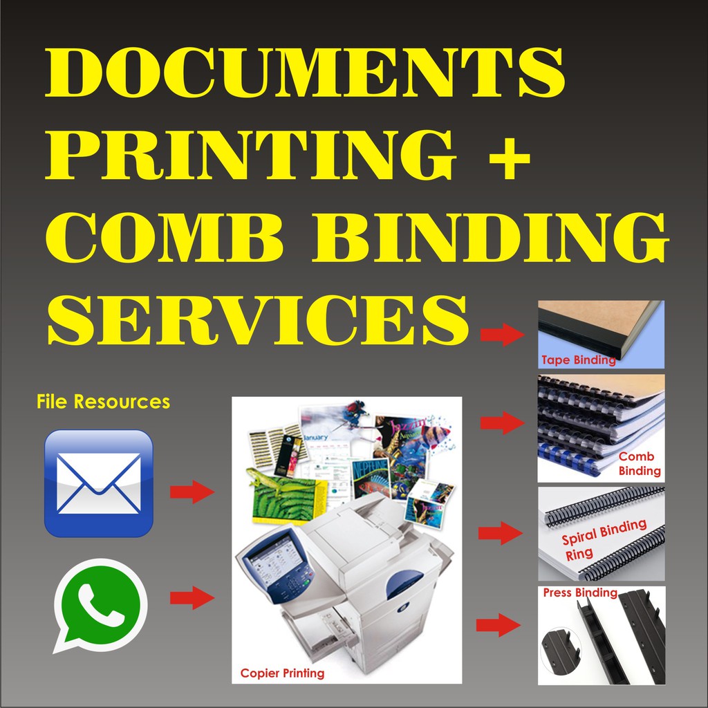 ONLINE BOOK BINDING/ COMPANY PROFILE BINDING/ REPORT BINDING Shopee