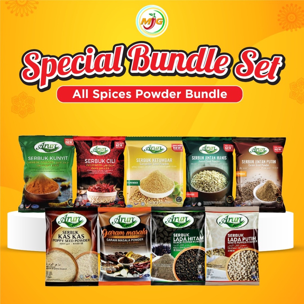 Ez Bizy All Spices Powder Bundle ( 9 types ) Mixed Spice Seasoning ...