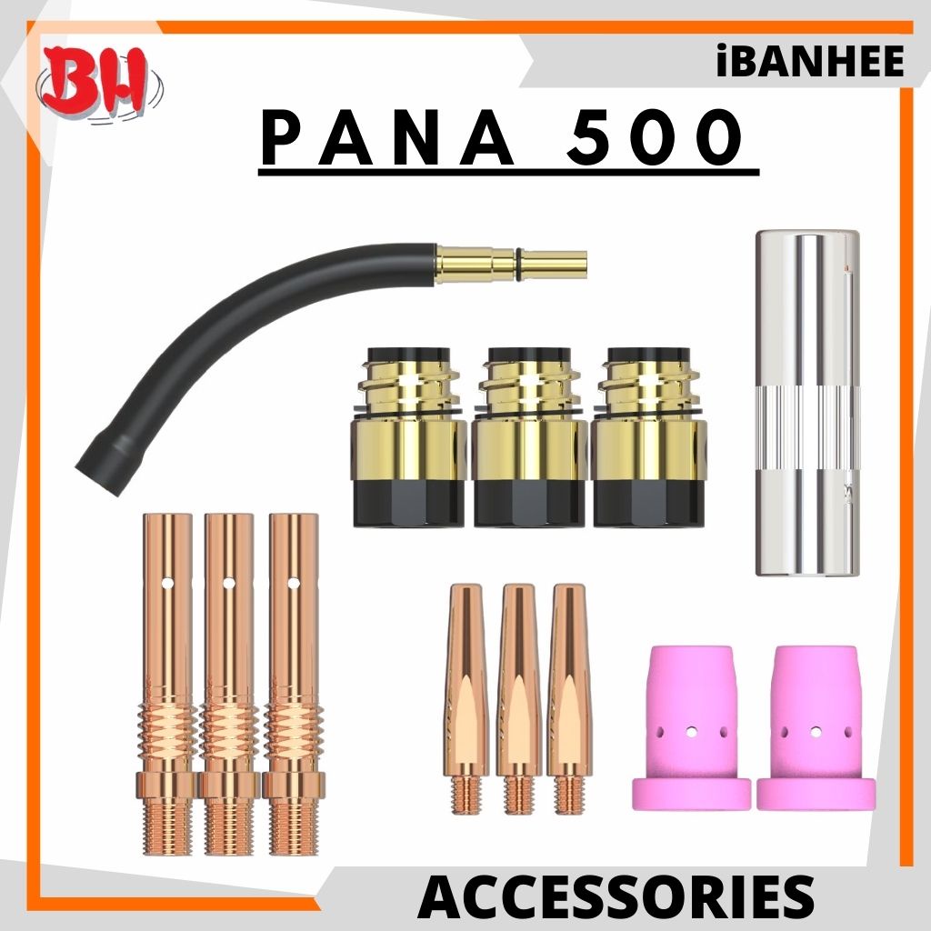 [iBANHEE] CO2 MIG TORCH PANA500 Gas Nozzle / Tip Holder / Contact tip ...