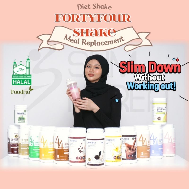 KOREAN Diet 44 Fortyfour Shake 28days 700g 15 Flavours