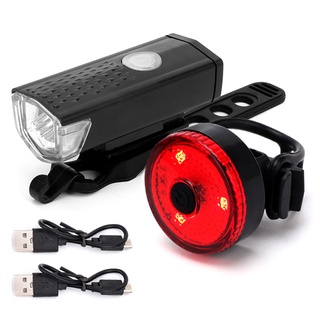 Waterproof USB Rechargeable Bicycle Front Rear Lamp Cycling XPE SMD LED  Taillight Bike Light - China Warning Light, Bicycle Light