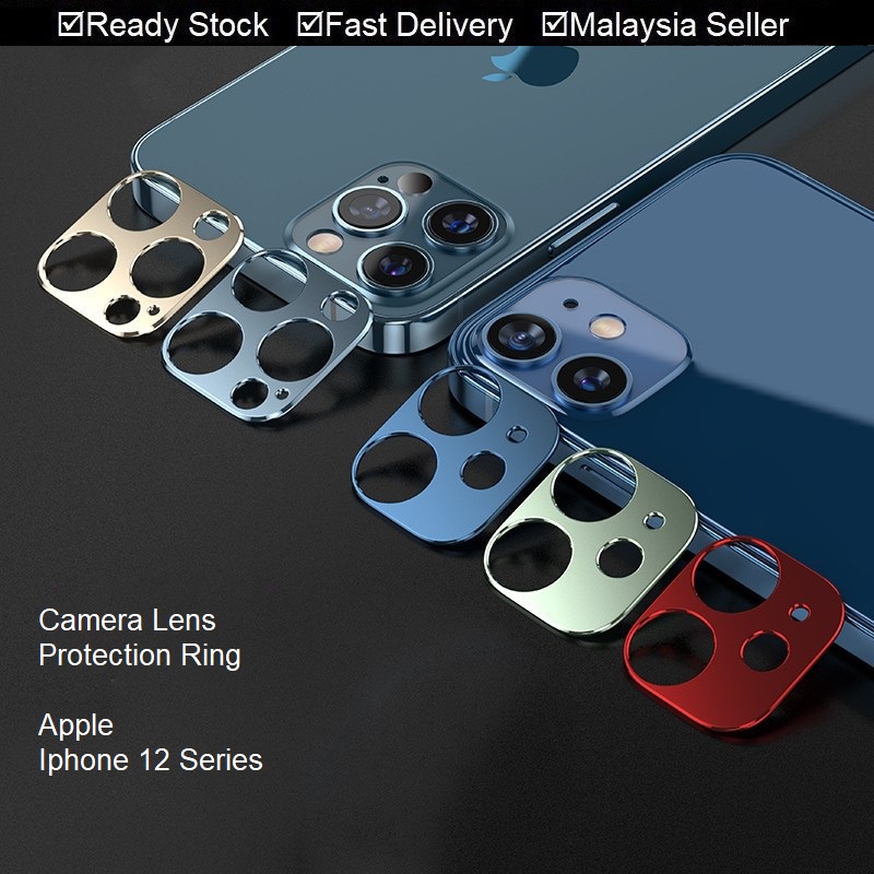 Camera Ring For Iphone 12 Mini Pro Max ProMax Back Lens Protector ...