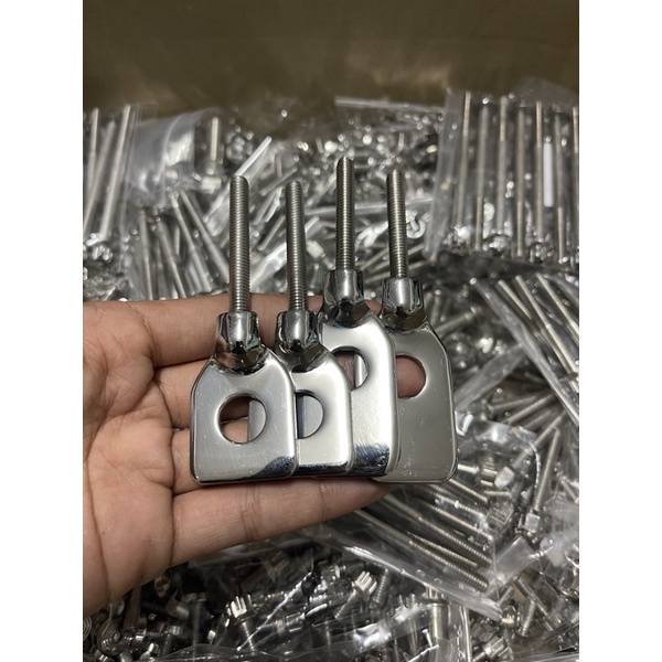 Fish Tail Set Original Stainless Steel Chain W125/W110i (1 Pair: 2 ...