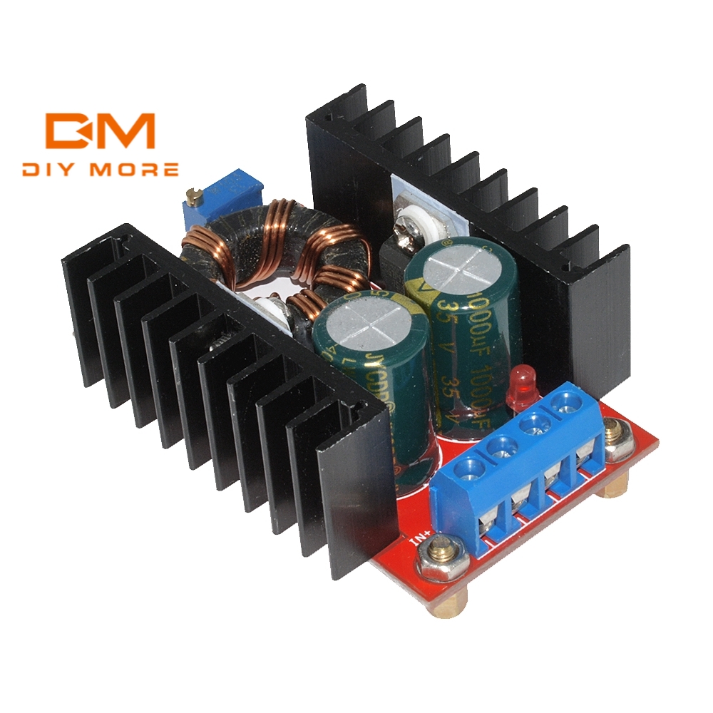 DIYMORE 150W DC-DC Boost Converter 10-32V to 12-35V 6A Step Up Charger ...