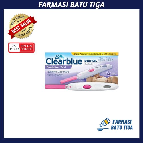 CLEARBLUE DIGITAL OVULATION TEST WITH 10 TESTS (EXP DATE 31/1/2023