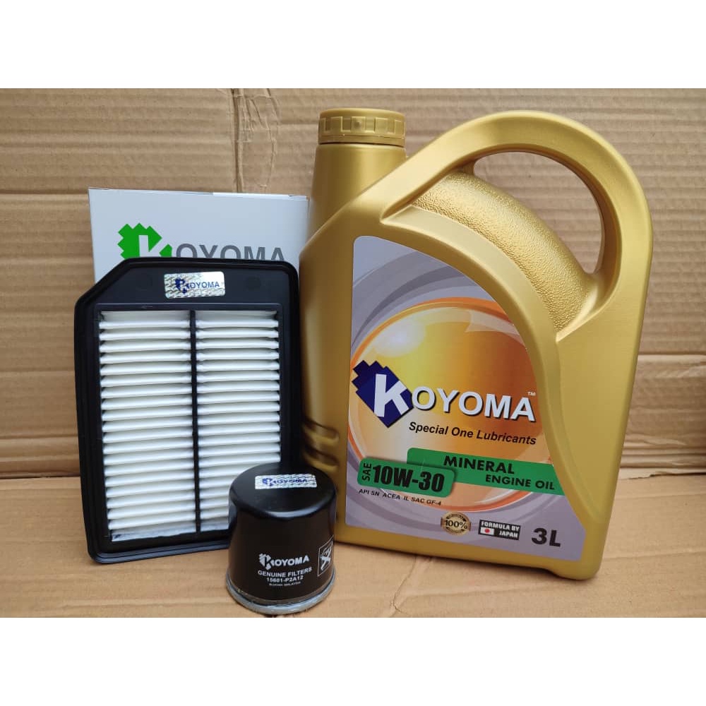 PERODUA AXIA 2017year BEZZA 1.0 AIR FILTER+OIL FILTER + KOYOMA 10W30 3 ...