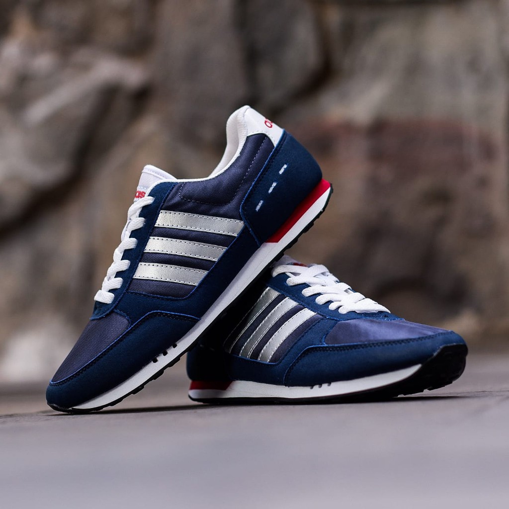 Free Shipping Adidas Neo City Racer Navy Blue Sneakers Pay On The Place 5.0 Shopee Malaysia