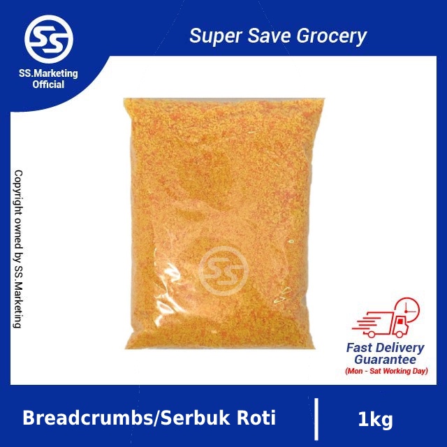 [Super Save] Breadcrumbs/Serbuk Roti (1kg) | Shopee Malaysia