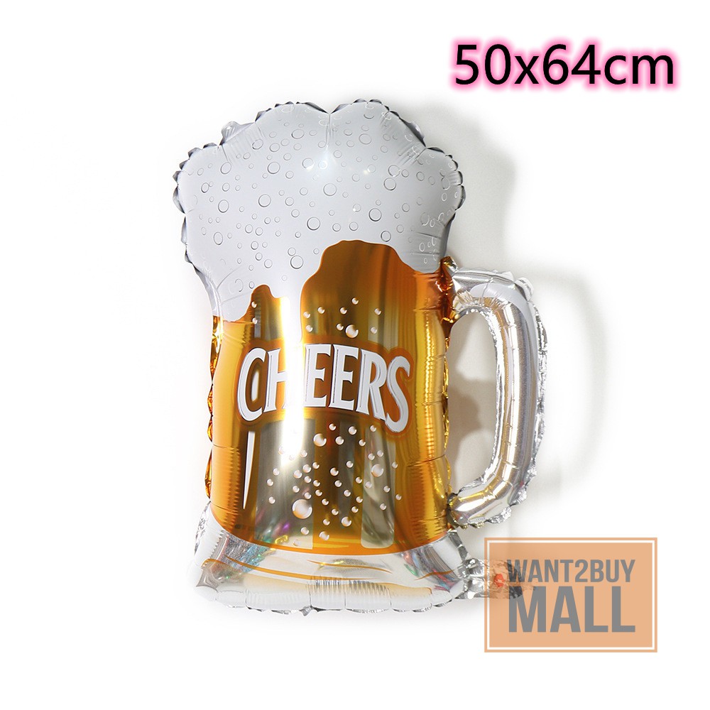Champagneglas Cheers Heliumballong 33