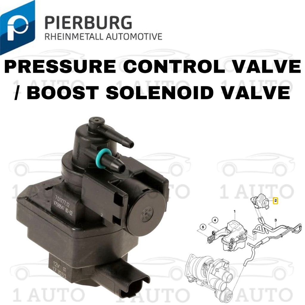 PIERBURG GERMANY PRESSURE CONTROL VALVE BOOST SOLENOID VALVE BMW F30 ...