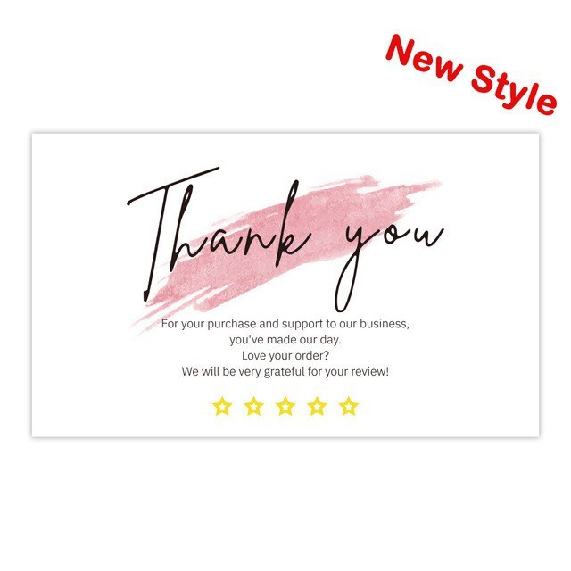 1pc Thank You Card Business Thank Card Kad Terima Kasih Gifts Gift Card ...