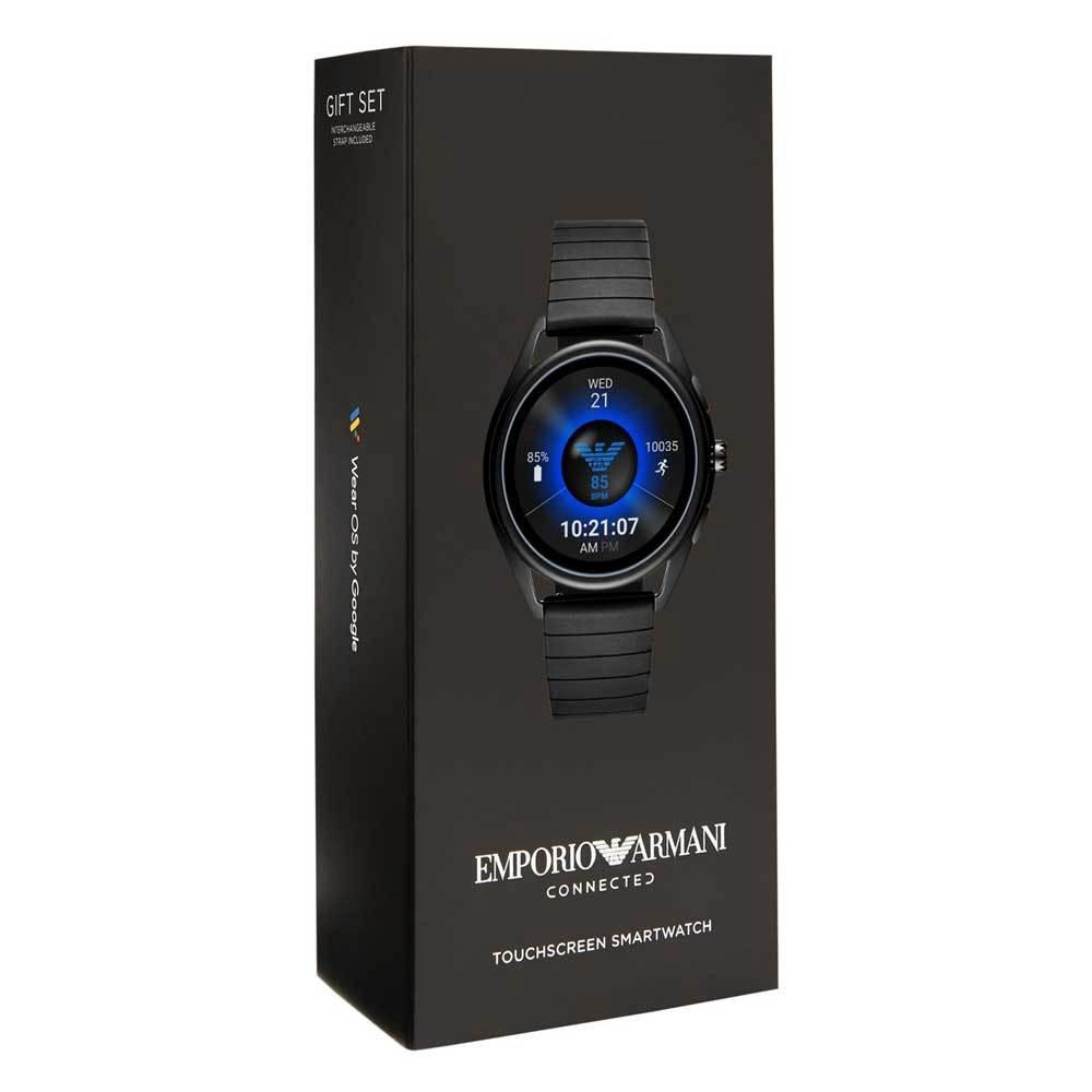 Emporio Armani Connected Matteo ART5017 Smart Digital Black Stainless Steel Mens Smartwatch Pre Order Shopee Malaysia