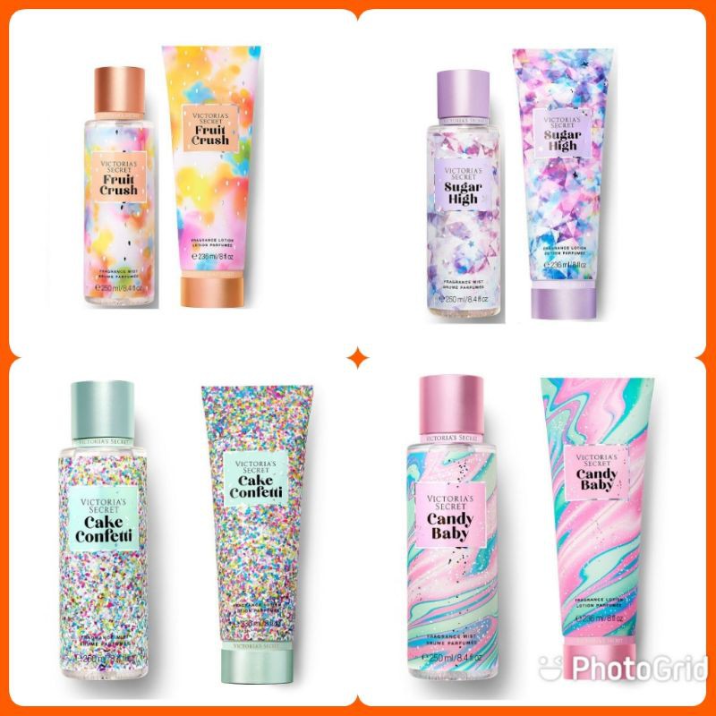 100% Original Victoria’s Secret Sweet Fix Fragrances 250ML & Lotion 236 ...