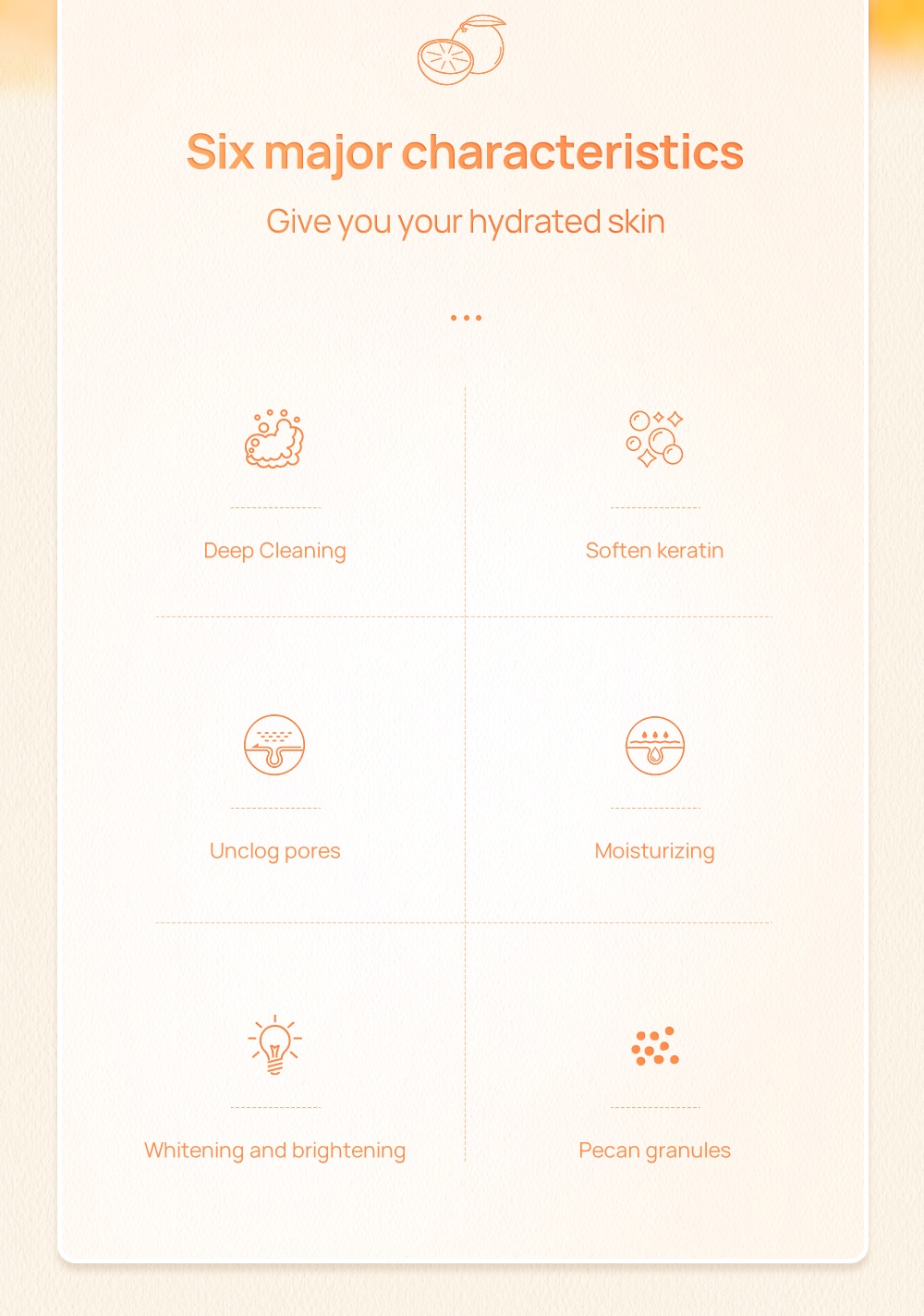 LANBENA Vitamin C Body Scrub Cream /Whitening Bath Cleanser /Exfoliating Moisturizer /Brighten