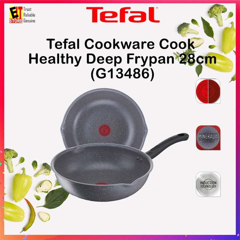 Tefal Cookware Cook Healthy Deep Frypan 28cm (G1348695) Shopee Malaysia