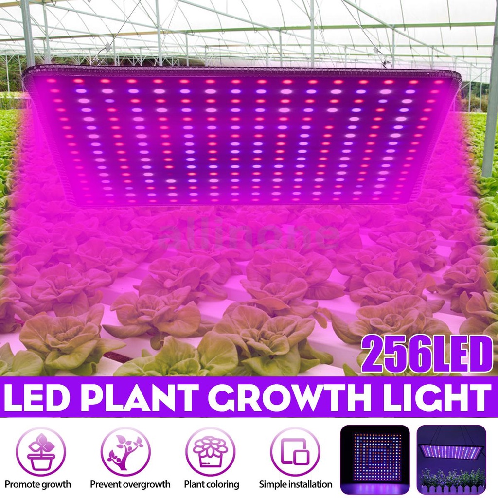 256 LED Full Spectrum Plant UV Grow Light Veg Growing Lamp Indoor