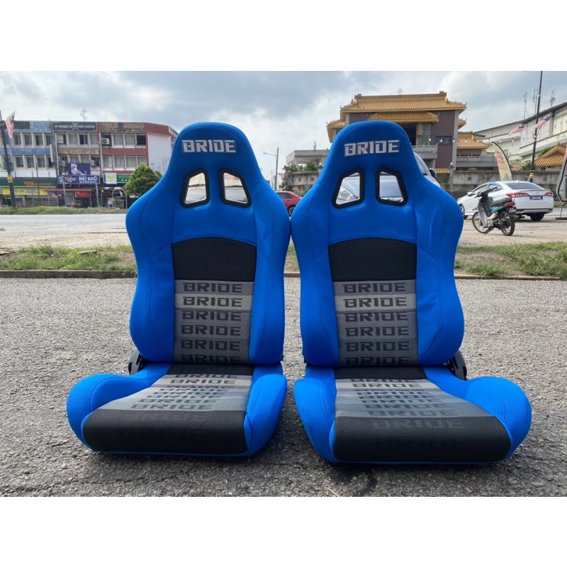 Bride Seat Bucket Bride Biru seat universal‼️RM1100（sepasang seat shaja