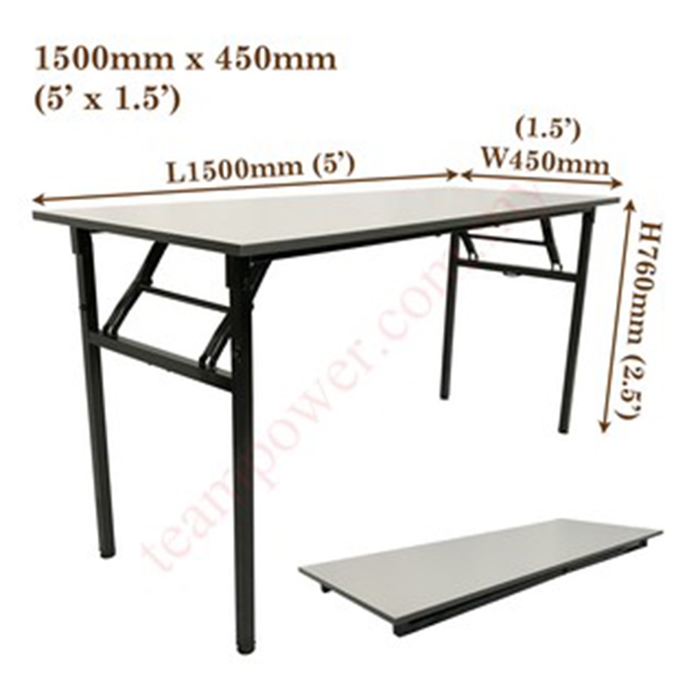 Rectangular Banquet Folding Table / Foldable Table / Meja Lipat / Meja ...