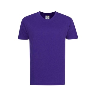 Foursquare Plain Basic Round Neck T-shirts 100% Cotton 160gsm