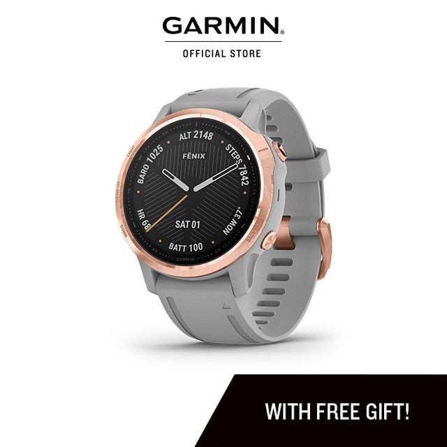 Garmin Fenix 6s Multisport GPS Smartwatch With Elevate™ Wrist Heart Rate Technology Shopee