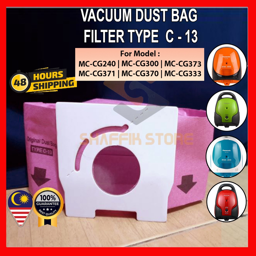 Panasonic vacuum mc cg240 dust bag hotsell