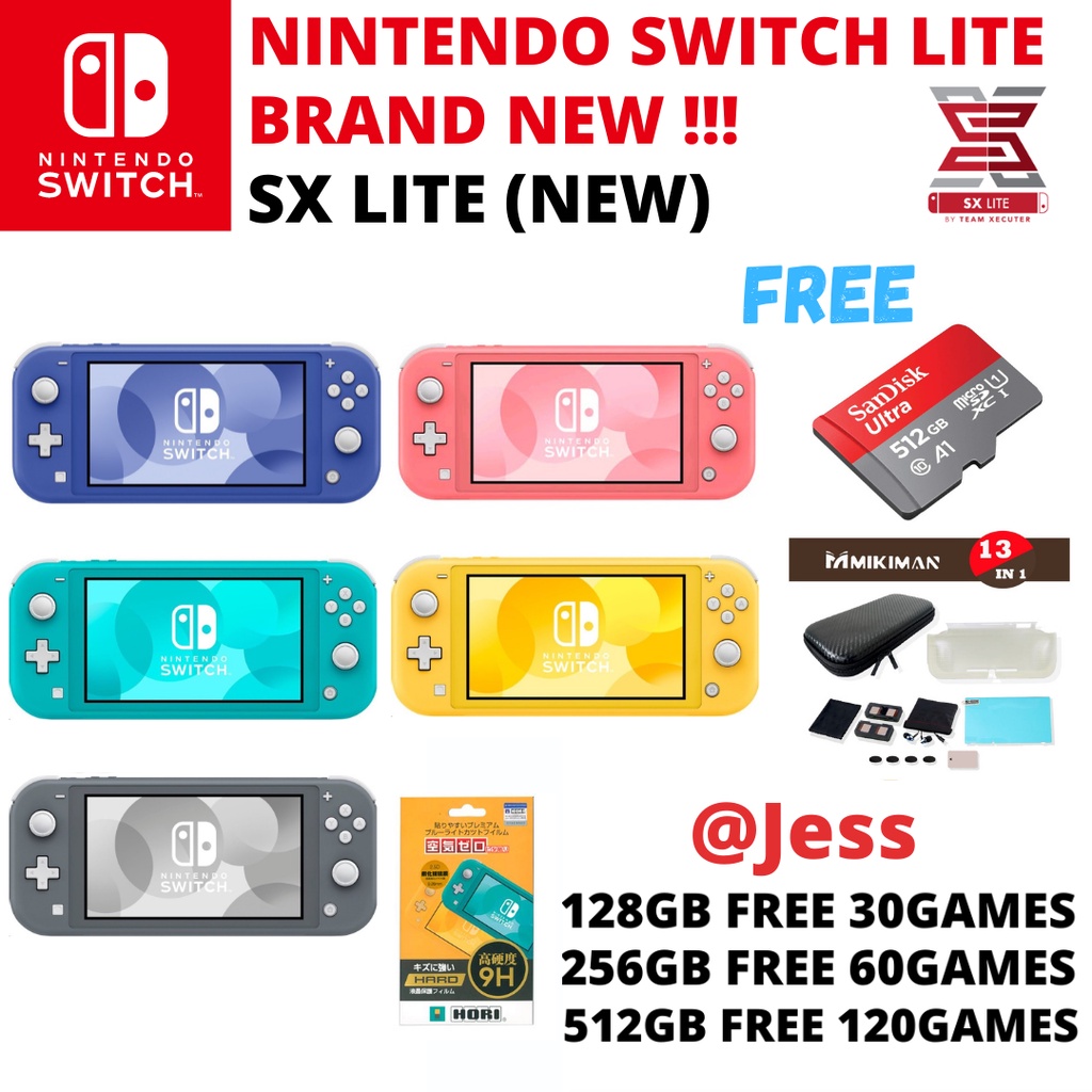 Nintendo Switch Lite (Jailbreak) with free games Shopee Malaysia