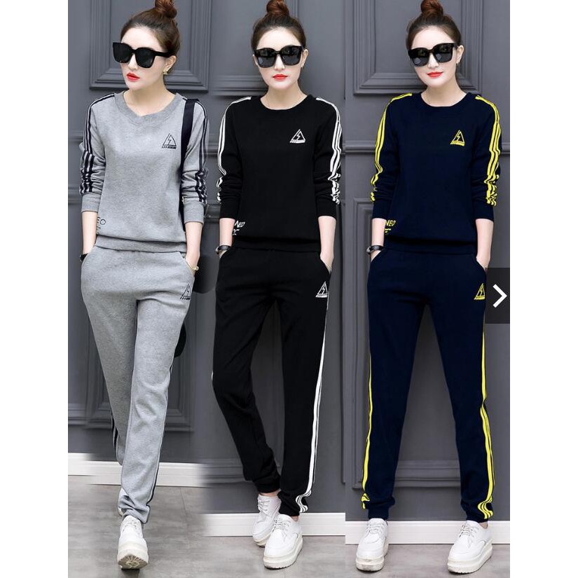 Tracksuit Women Two Piece Set Winter Jogging Suit Autumn Pant Suit