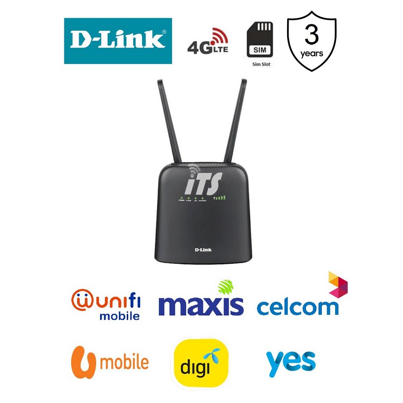 D-Link N300 3G/4G LTE Router W/RJ11 Port (DWR-920V) | Shopee Malaysia