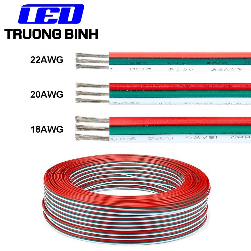 OXY 3-CORE TIN-PLATED ELECTRICAL WIRE 3PIN ANTI-OXID AWG22 AWG20 AWG18 ...