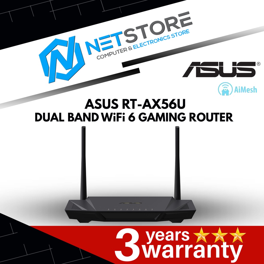 asus rt ax56u mesh wifi 6 router