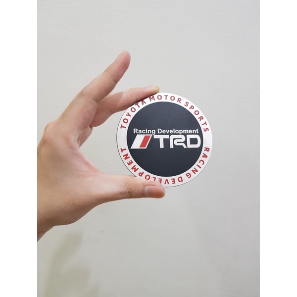 Trd plate Emblem round circle toyota motorsport racing development ...