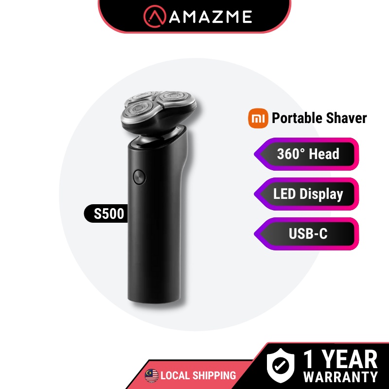Xiaomi Mijia Mi Electric Shaver S500 / S500C (3-in1) 360 degrees Head ...