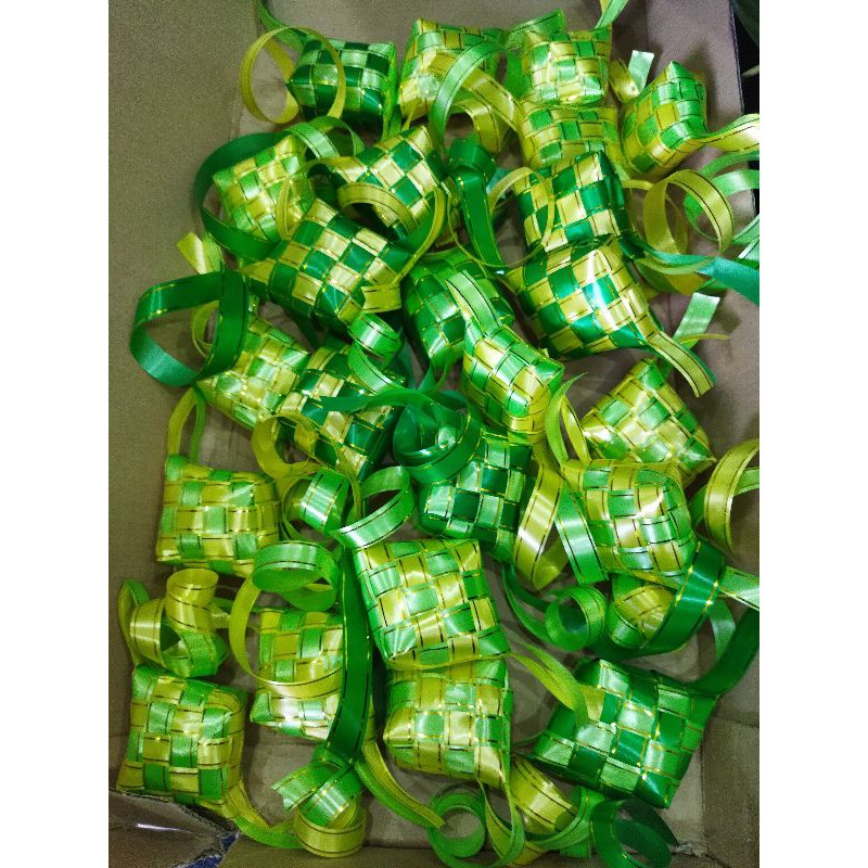 KETUPAT RIBBON HIASAN HARI RAYA MINIMUM ORDER 10PCS | Shopee Malaysia