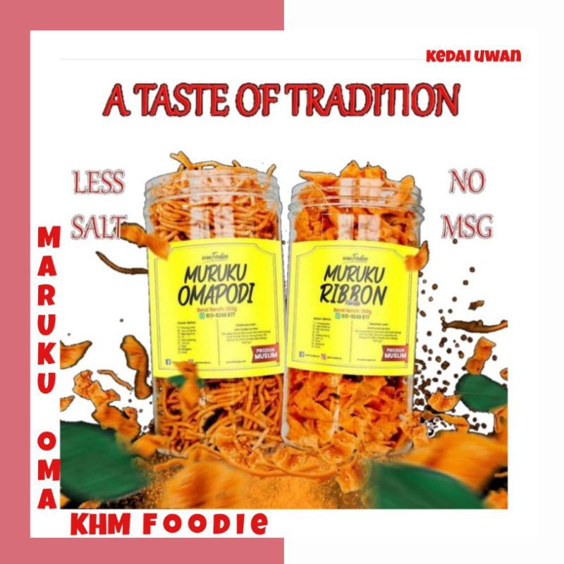🔥[Hot Item]🔥 Snack Muruku Omapodi Dan Muruku Ribbon KHM , sekali kunyah ...