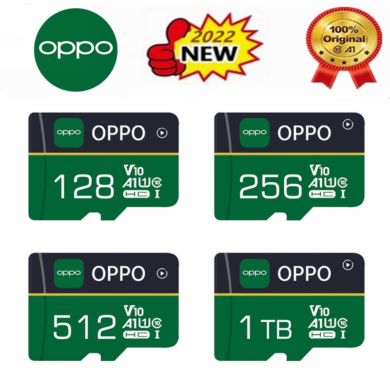 OPPO Micro Memory SD Card 1TB 512GB 256GB 128GB 32GB 64GB 16GB 8GB 4GB