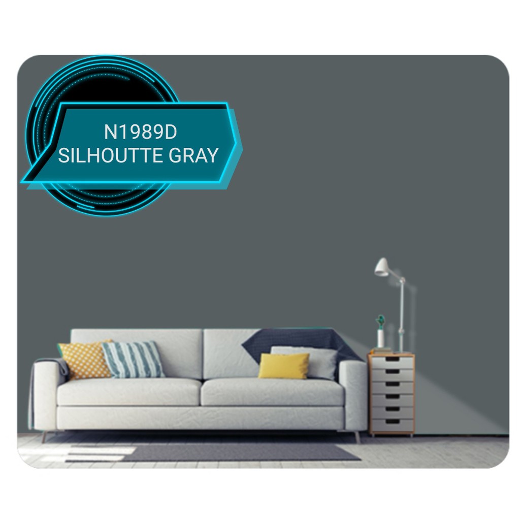 NIPPON Exterior paint QShield 5 Liter N1989D SILHOUTTE GRAY Shopee