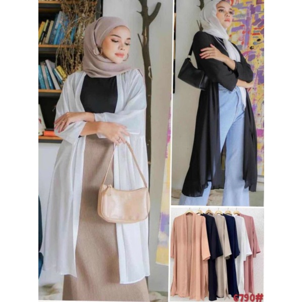 Cardigan labuh sale