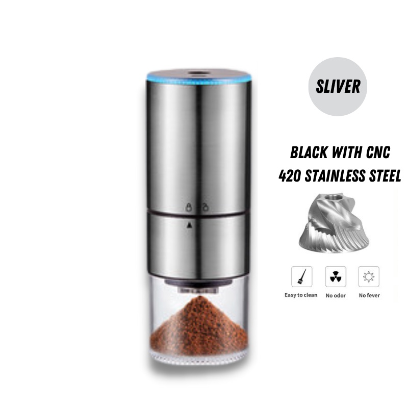 Electric automatic coffee grinder portable coffee Grinder with ceramic ...