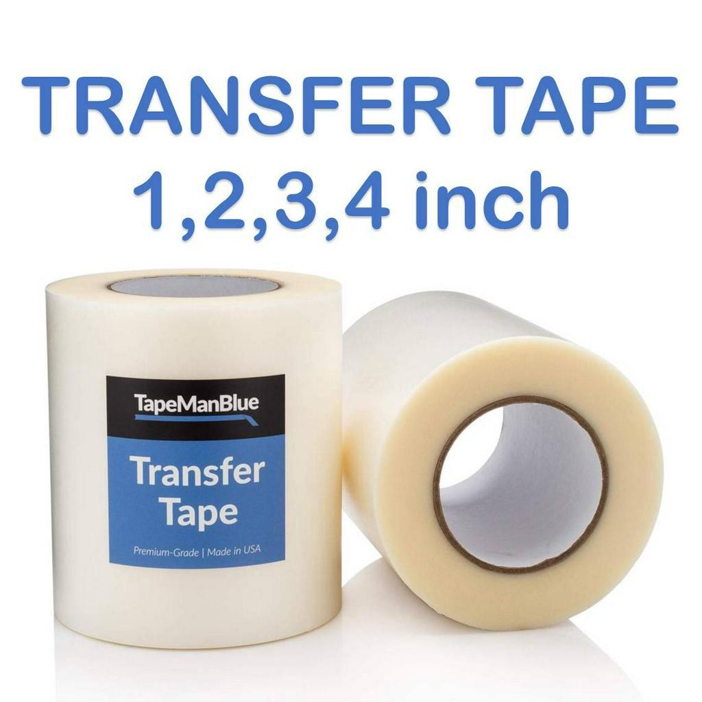 200M Transfer Tape for Cutting Sticker VINYL 1 INCH/ 2 INCH / 3 INCH / 4  INCH / 6 INCH / 8 INCH / 12 INCH